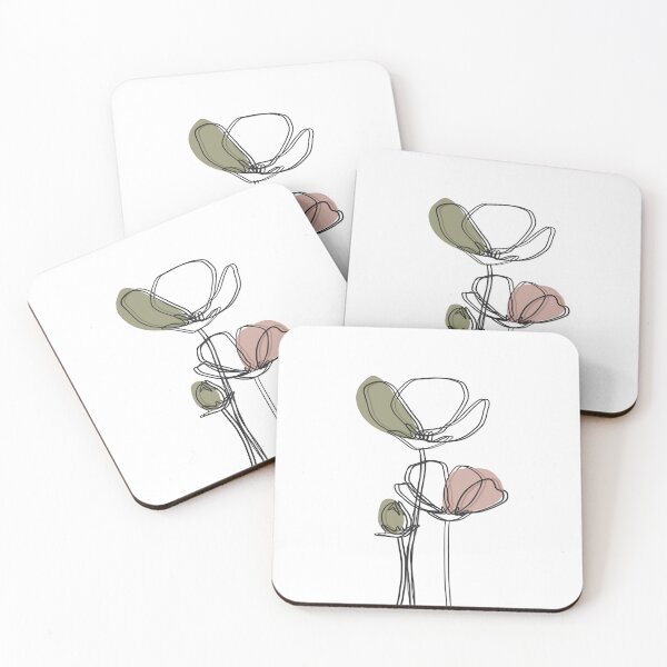Item preview, Abstract Floral Line Art – Modern Botanical designed and sold by Barelythere2324.