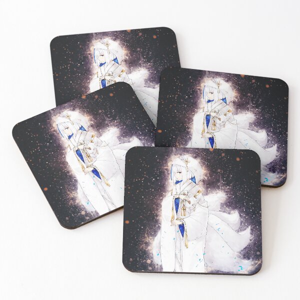 Item preview, Kaga Azur Lane Elegant Kimono Fox Mask Starlight Blue White designed and sold by mildaclairmo.