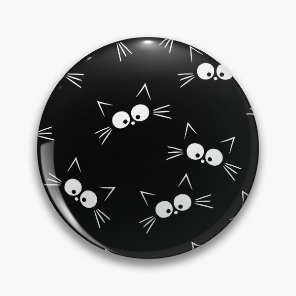 Item preview, Cute Black Cat Pattern designed and sold by ValentinaHramov.