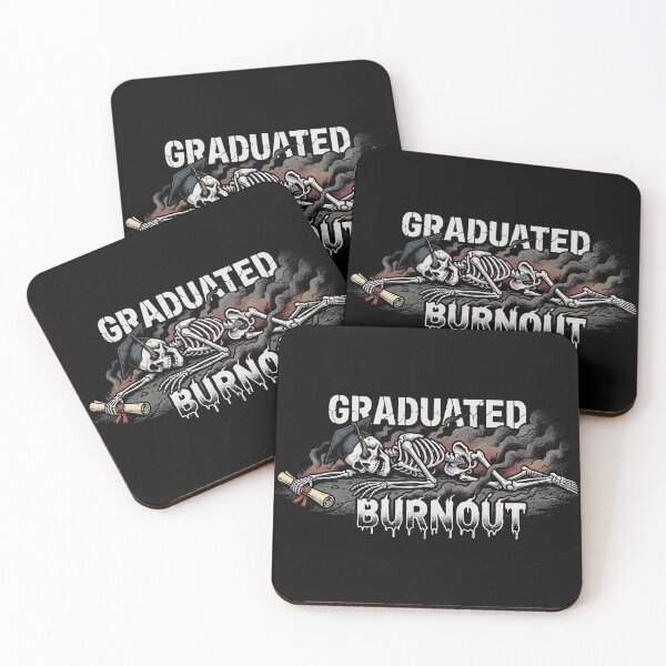 Item preview, Funny Tired Graduate Skeleton With Diploma Art designed and sold by Majnon8bp.