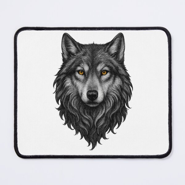 Item preview, Wolf with golden yellow eyes designed and sold by ESSClothing.