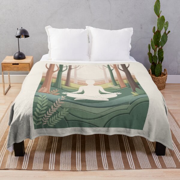 Item preview, Forest Meditation Wall Art designed and sold by TrendMorphic.