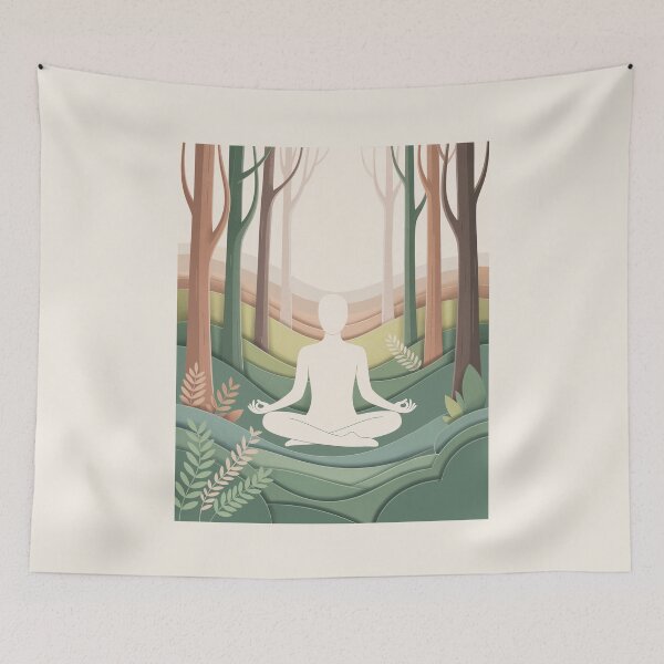 Item preview, Forest Meditation Wall Art designed and sold by TrendMorphic.