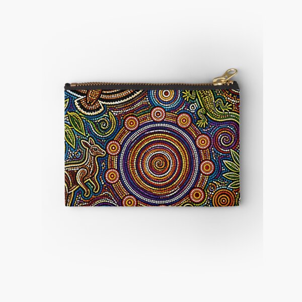 Item preview, Aboriginal Inspired Dot Art - Gyre of Australian Fauna designed and sold by GrinGalore.