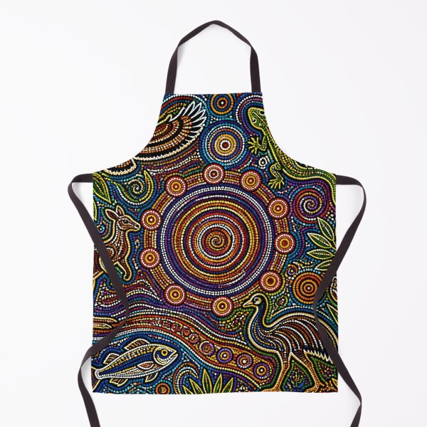 Item preview, Aboriginal Inspired Dot Art - Gyre of Australian Fauna designed and sold by GrinGalore.