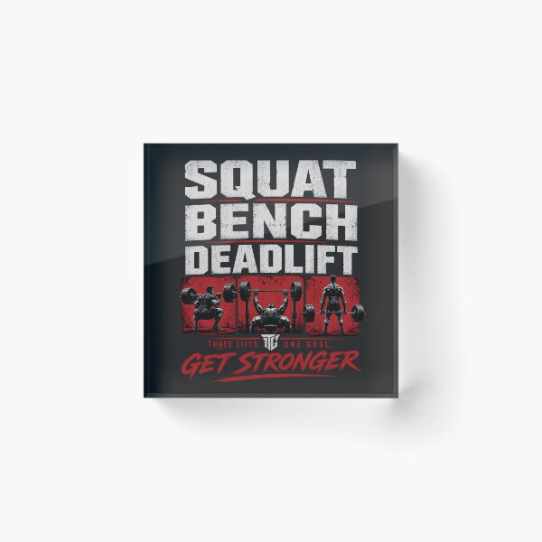 Item preview, Squat Bench Deadlift Powerlifting Gym Strength Design designed and sold by Drip5.