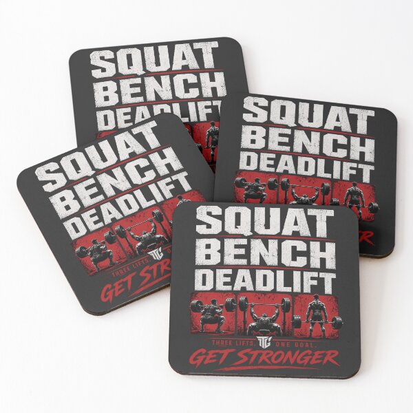 Item preview, Squat Bench Deadlift Powerlifting Gym Strength Design designed and sold by Drip5.
