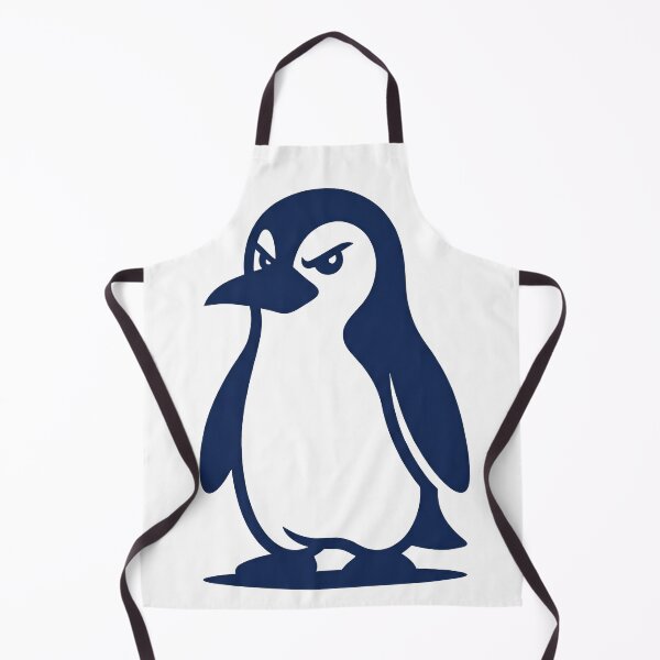 Item preview, Grumpy Penguin Silhouette Minimalist Art designed and sold by seven things shop.