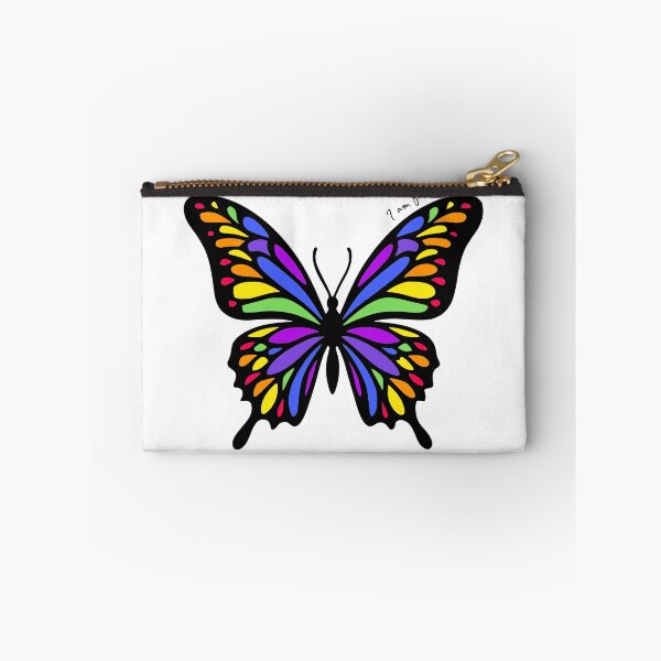 Item preview, I am free rainbow butterfly designed and sold by GeoGoose.