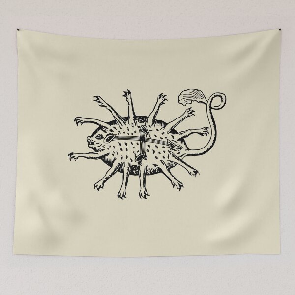 Item preview, Rubus Mythological Creature Vintage Art Sea Monster Cryptid designed and sold by TackyTime.