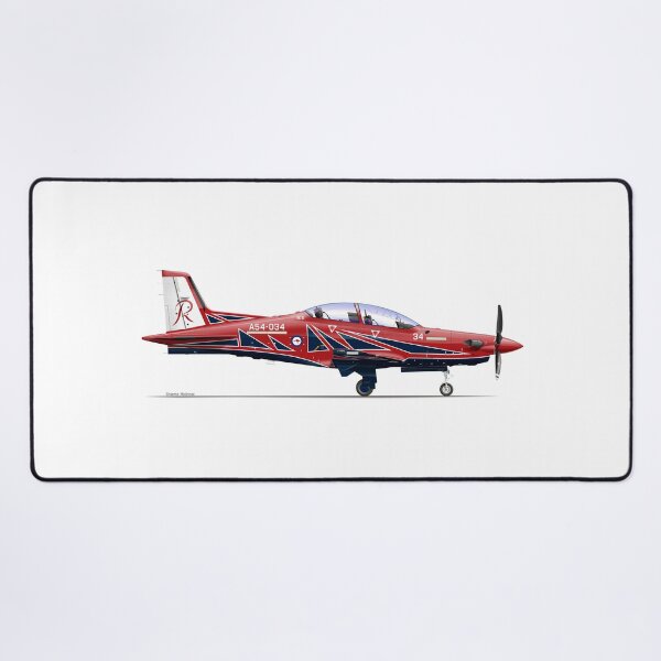 Item preview, PILATUS PC-21 A54-034 RAAF 2021 designed and sold by Grubby Fingers Aircraft Illustration.