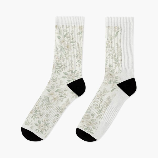 Item preview, Soft Ivory Botanical Elegance designed and sold by ZEYCAT.