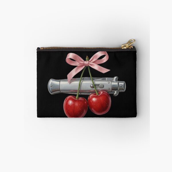 Item preview, Sweet & Lethal | Dark Coquette Cherry & Vintage Ribbon Art designed and sold by OVERRIDESTUDIOS.