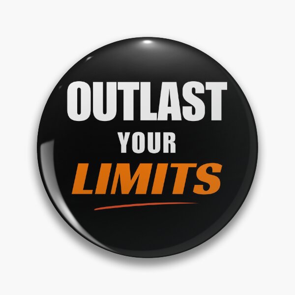 Item preview, Outlast Your Limits Motivational Fitness Typography Design designed and sold by endurothreads.