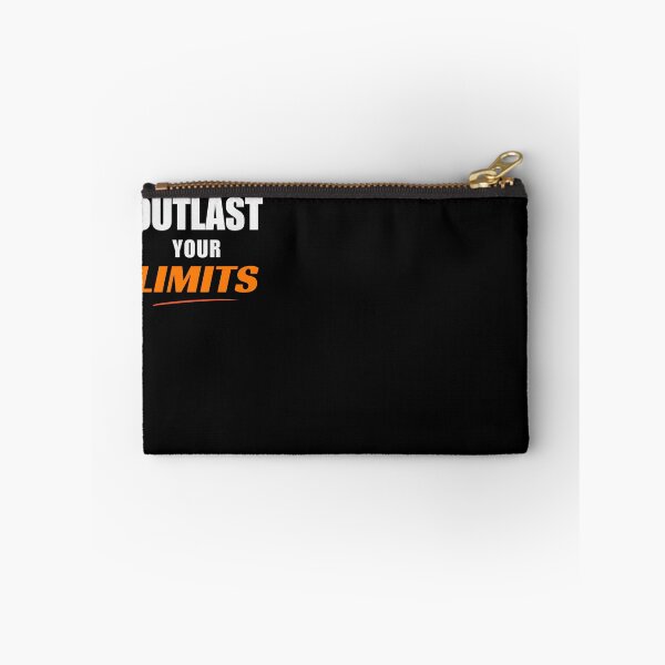 Item preview, Outlast Your Limits Motivational Fitness Typography Design designed and sold by endurothreads.