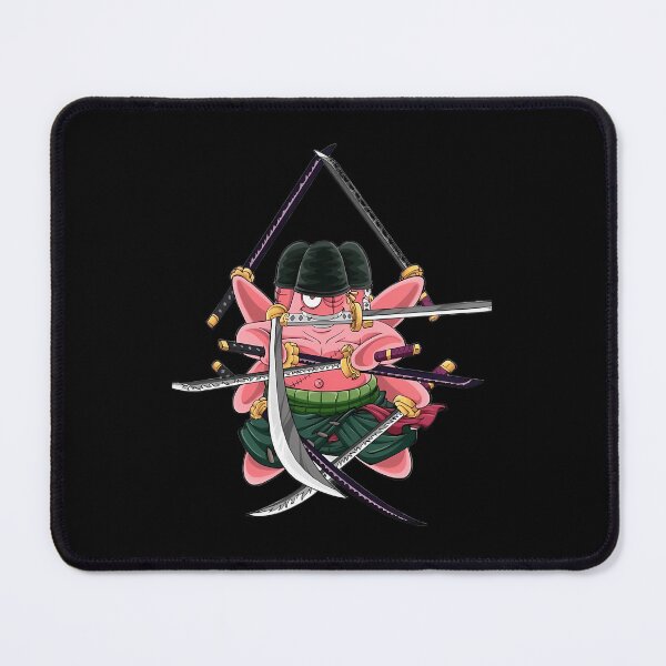 Item preview, Patrick Star Zoro Spongebob Parody (Funny Anime X Cartoon Crossover) designed and sold by GYaso.
