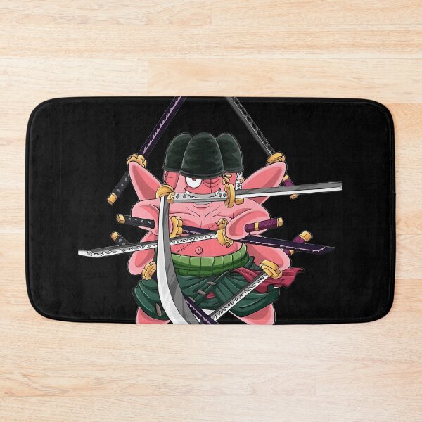 Item preview, Patrick Star Zoro Spongebob Parody (Funny Anime X Cartoon Crossover) designed and sold by GYaso.