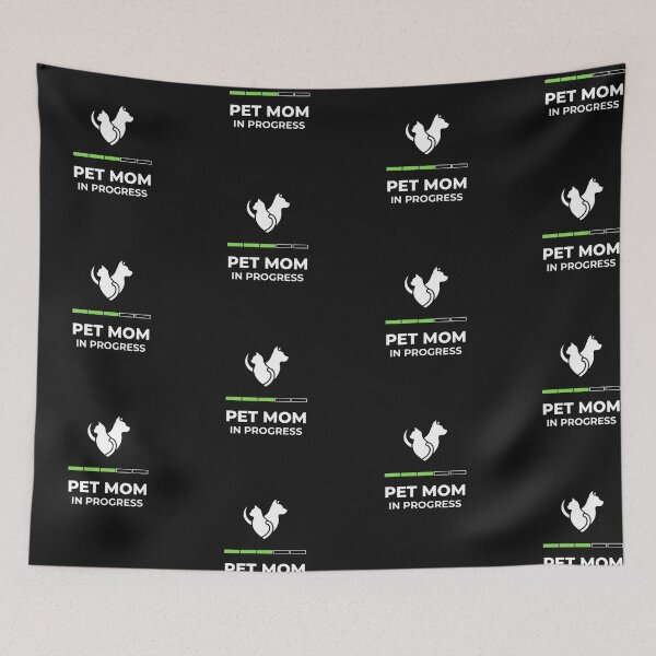 Item preview, Pet Mom in Progress Funny Pet Owner Loading Tee designed and sold by artlife4.
