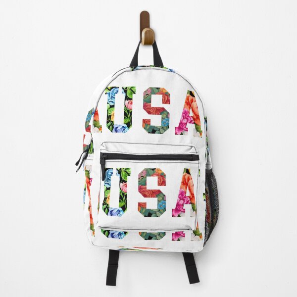 Item preview, USA Floral Map Vintage American Flag Flowers Patriotic Design designed and sold by DesignArtist.ia.