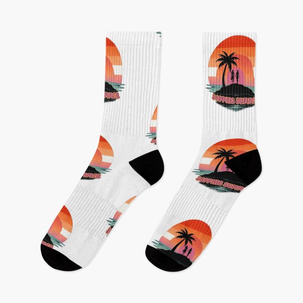 Item preview, Sapphic Summer Lesbian Pride Retro Sunset designed and sold by The Sandy Design Store.