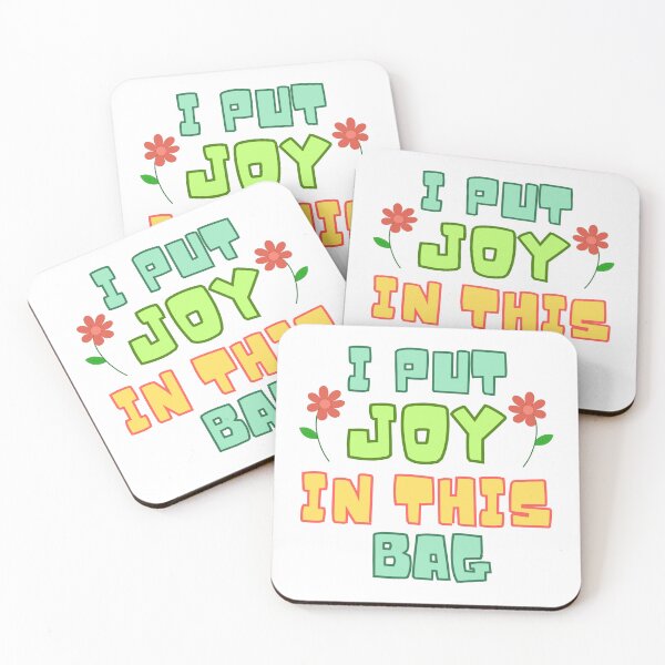Item preview, I put joy in this bag designed and sold by BritishDelights.
