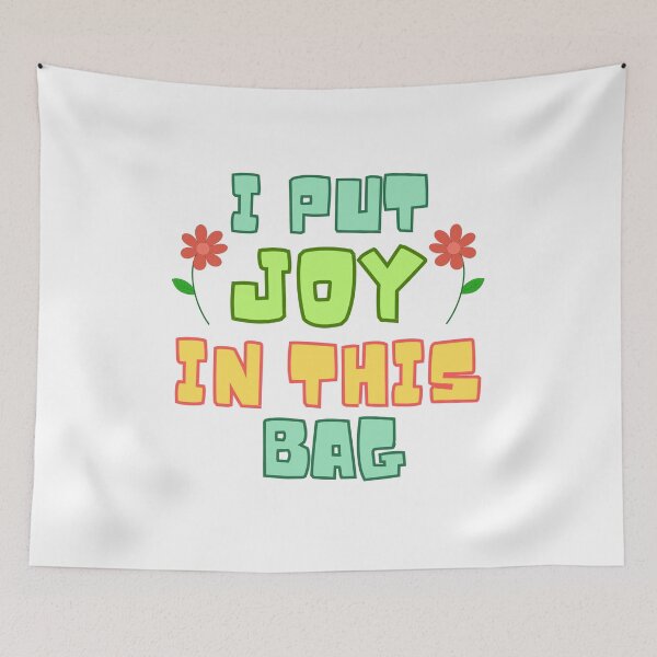 Item preview, I put joy in this bag designed and sold by BritishDelights.