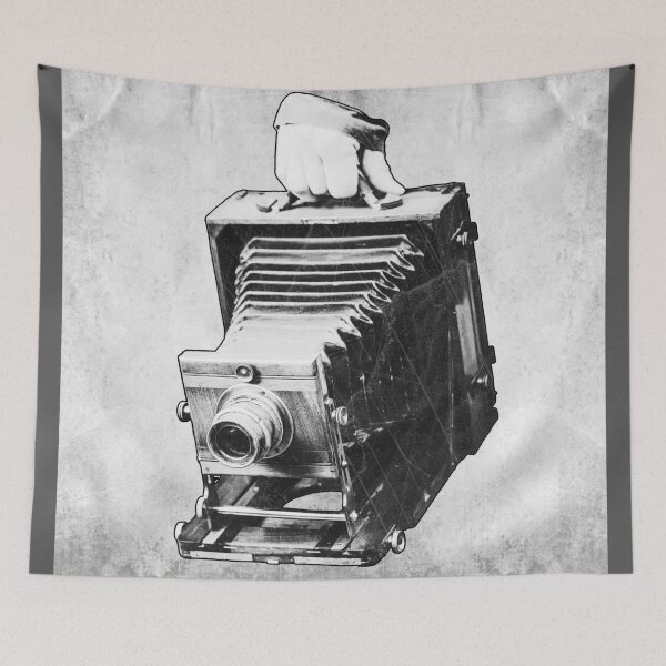 Item preview, Antique Press Bellows Camera II Etched Illustration designed and sold by Ghoul Enterprises.