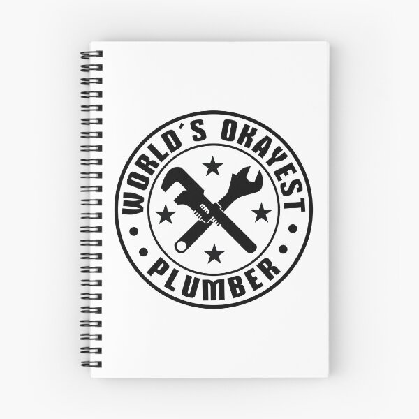 Item preview, World's Okayest Plumber - Funny Vintage Badge Crossed Tools designed and sold by Dmetalx Art Apparel.