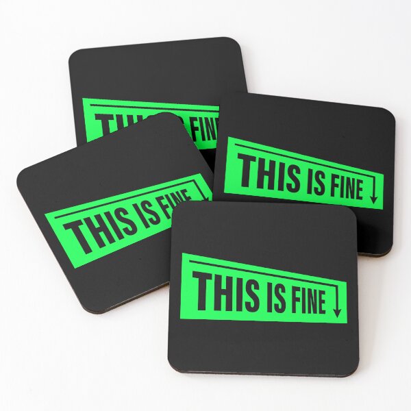 Item preview, This Is Fine. Funny Stock Market Gift for Traders designed and sold by BRINGOO.