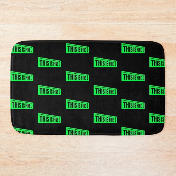 Item preview, This Is Fine. Funny Stock Market Gift for Traders designed and sold by BRINGOO.