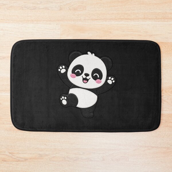 Item preview, Cute Dancing Panda Kawaii Embroidery Patch Design designed and sold by ColorSplash123.