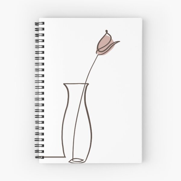 Item preview, Minimal Rose In Vase designed and sold by Barelythere2324.