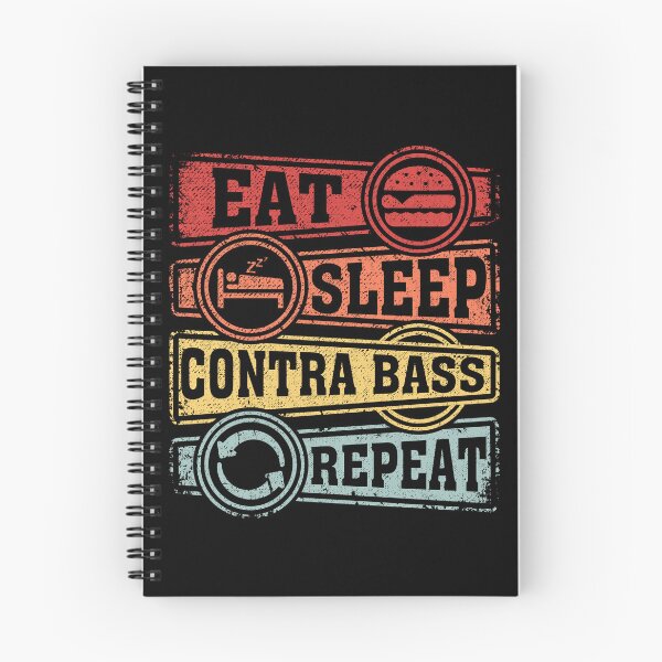 Item preview, Eat Sleep Contra bass Repeat designed and sold by GabbyKash.