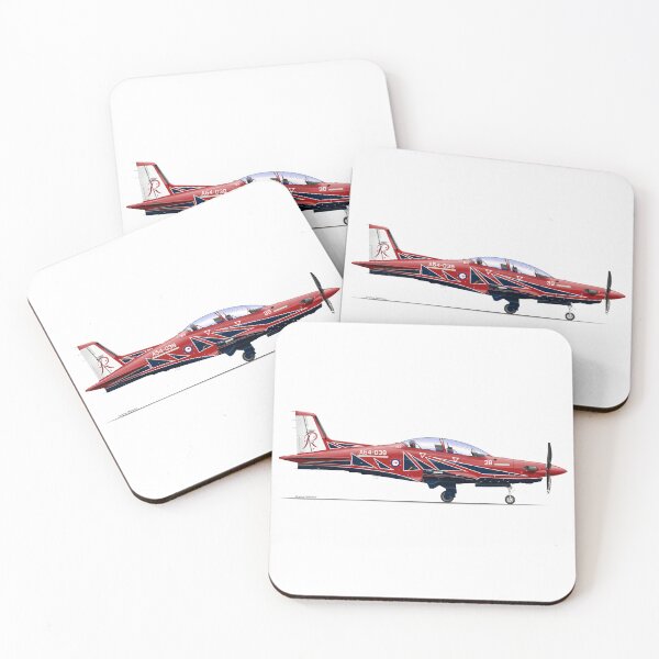 Item preview, PILATUS PC-21 A54-038 RAAF 2021 designed and sold by Grubby Fingers Aircraft Illustration.