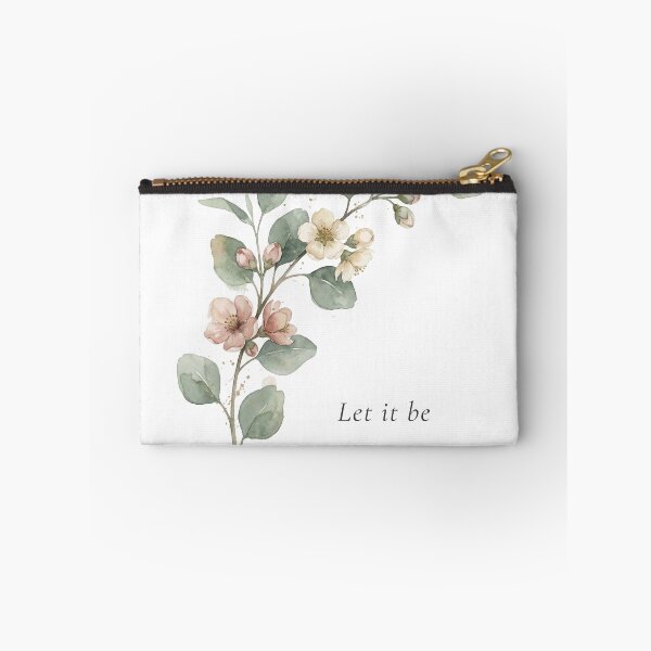 Item preview, Let it be botanical watercolor branch blush flowers print designed and sold by icemanphotos.