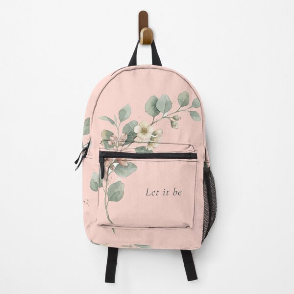 Item preview, Let it be botanical watercolor branch blush flowers print designed and sold by icemanphotos.