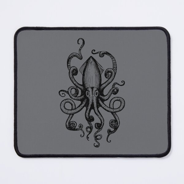 Item preview, Squid Mythological Creature Vintage Art Sea Monster Cryptid designed and sold by TackyTime.