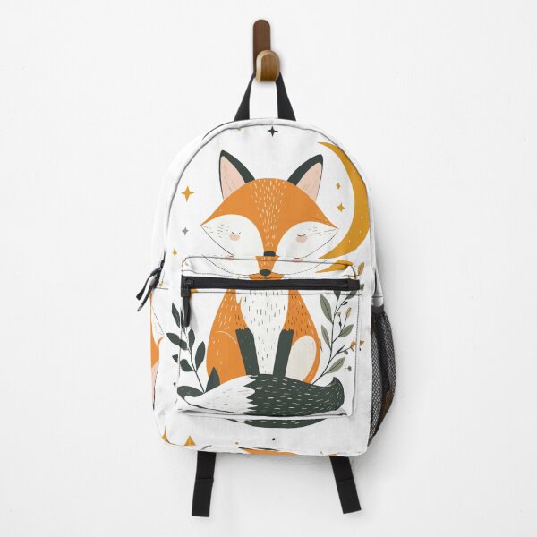 Item preview, Celestial Red Fox with Crescent Moon and Stars Wall Art designed and sold by BestChoiceService.
