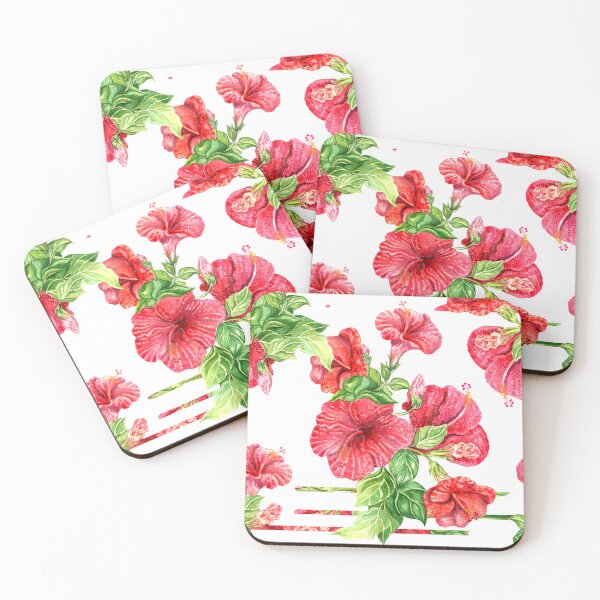 Item preview, Red passion, hibiscuses designed and sold by MartaHorodniczy.
