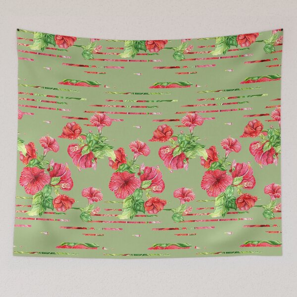 Item preview, Red passion, hibiscuses designed and sold by MartaHorodniczy.