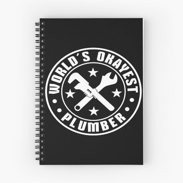 Item preview, World's Okayest Plumber - Funny Vintage Badge Crossed Tools designed and sold by Dmetalx Art Apparel.