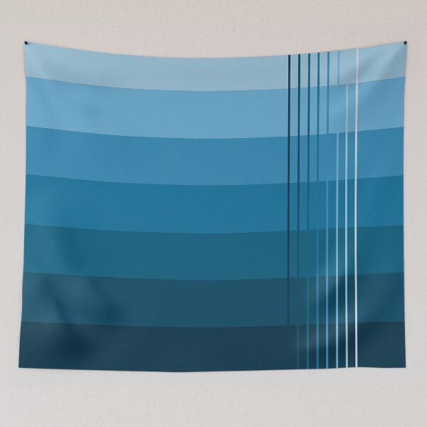 Item preview, Simple design from shades from light to dark azure designed and sold by Cherevan.