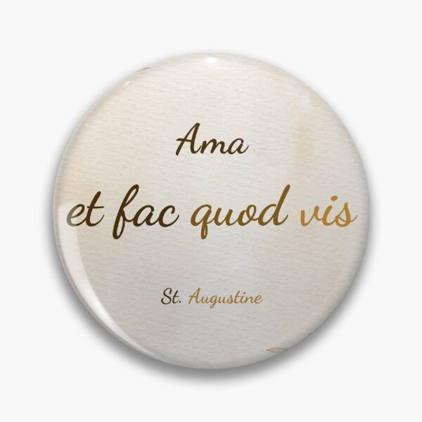 Item preview, Love and Do What You Will - St. Augustine Quote Minimalist Art designed and sold by Très Joli Brothers.