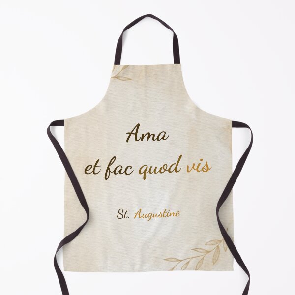 Item preview, Love and Do What You Will - St. Augustine Quote Minimalist Art designed and sold by Très Joli Brothers.