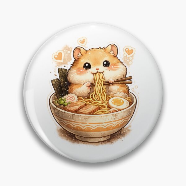 Item preview, Cute Hamster Ramen Lover designed and sold by Anantha's Studio.