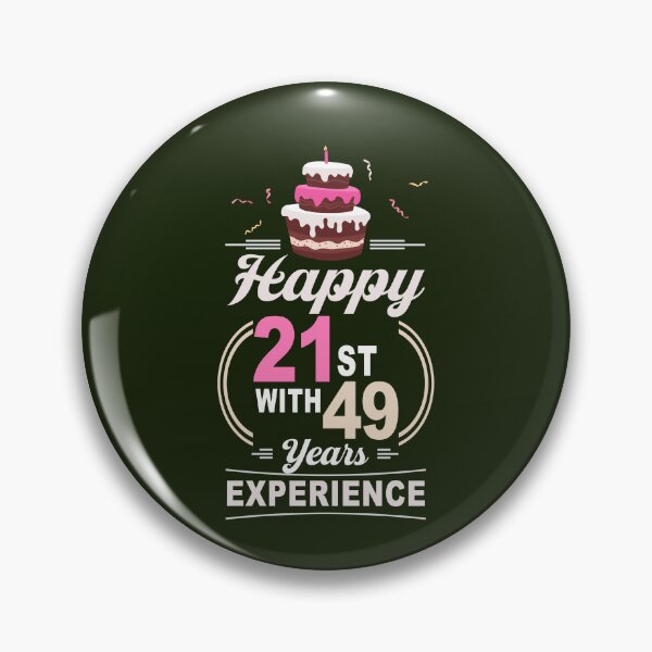 Item preview, Happy 21st with 49 Years Experience 70th Funny Birthday designed and sold by FernaRoje.