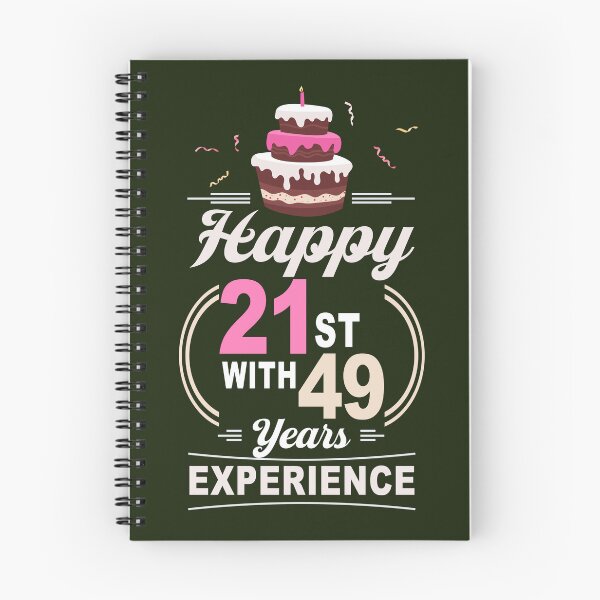Item preview, Happy 21st with 49 Years Experience 70th Funny Birthday designed and sold by FernaRoje.