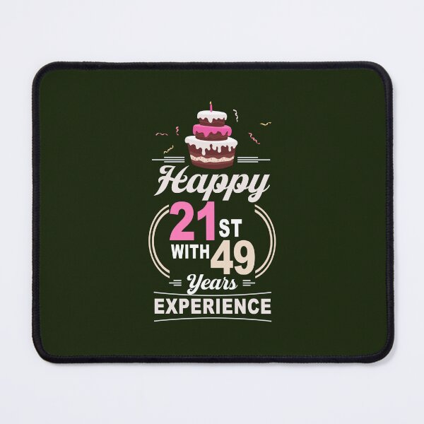 Item preview, Happy 21st with 49 Years Experience 70th Funny Birthday designed and sold by FernaRoje.