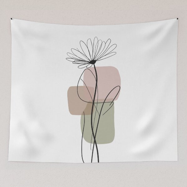 Item preview, Abstract Daisy Line Art designed and sold by Barelythere2324.