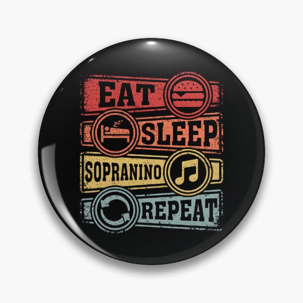 Item preview, Eat Sleep Sopranino Repeat designed and sold by GabbyKash.